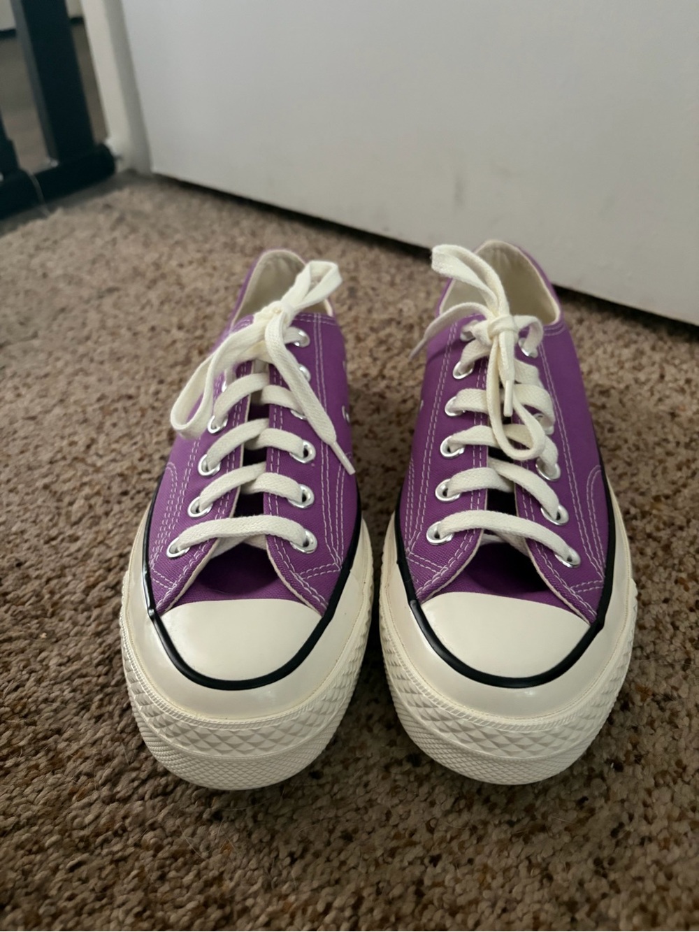 Converse Purple Chuck Taylor’s - Picture 2 of 6